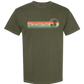 On Island Time - Comfort Colors - Heavyweight Unisex Tee - Greens