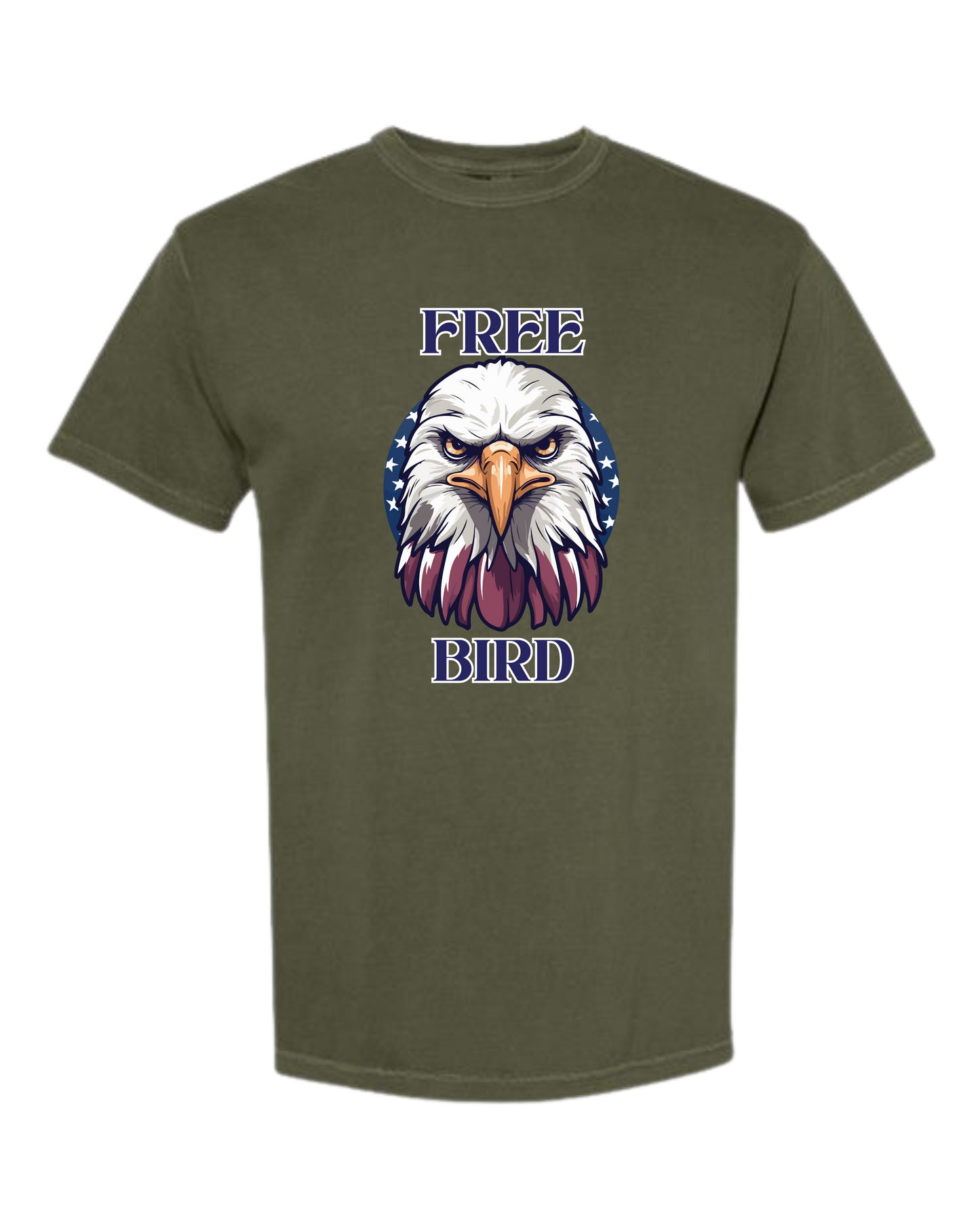 Free Bird - Comfort Colors - Heavyweight Unisex Tee - Greens