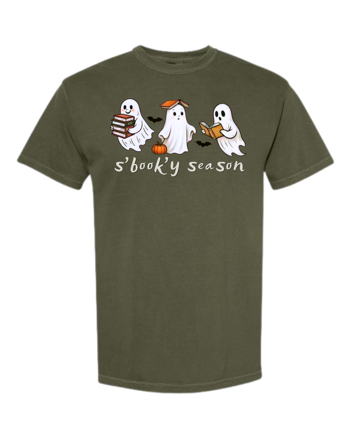 S'book'y season - Comfort Colors - Heavyweight Unisex Tee - Greens