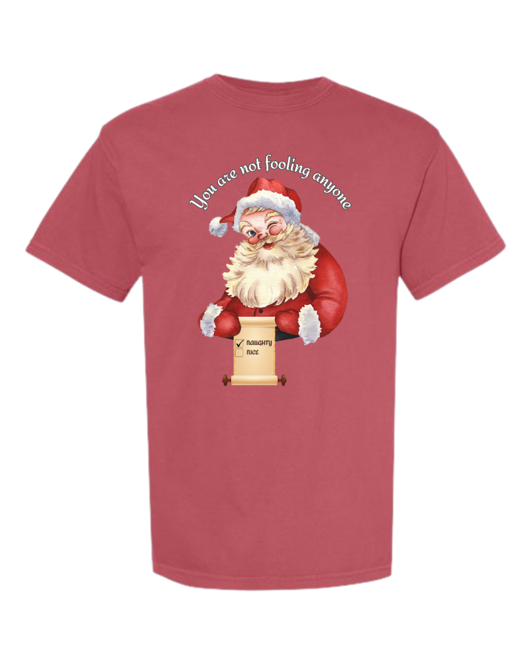 You Are Not Fooling Anyone - Comfort Colors - Heavyweight Unisex Tee - Reds