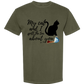 My Cat and I spill the tea about you - Comfort Colors - Heavyweight Unisex Tee - Greens
