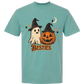 Halloween Besties - Comfort Colors - Heavyweight Unisex Tee - Greens