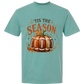 'Tis Football Season - Comfort Colors - Heavyweight Unisex Tee - Greens