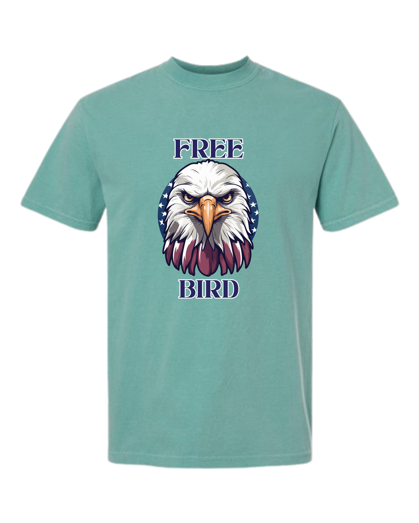 Free Bird - Comfort Colors - Heavyweight Unisex Tee - Greens