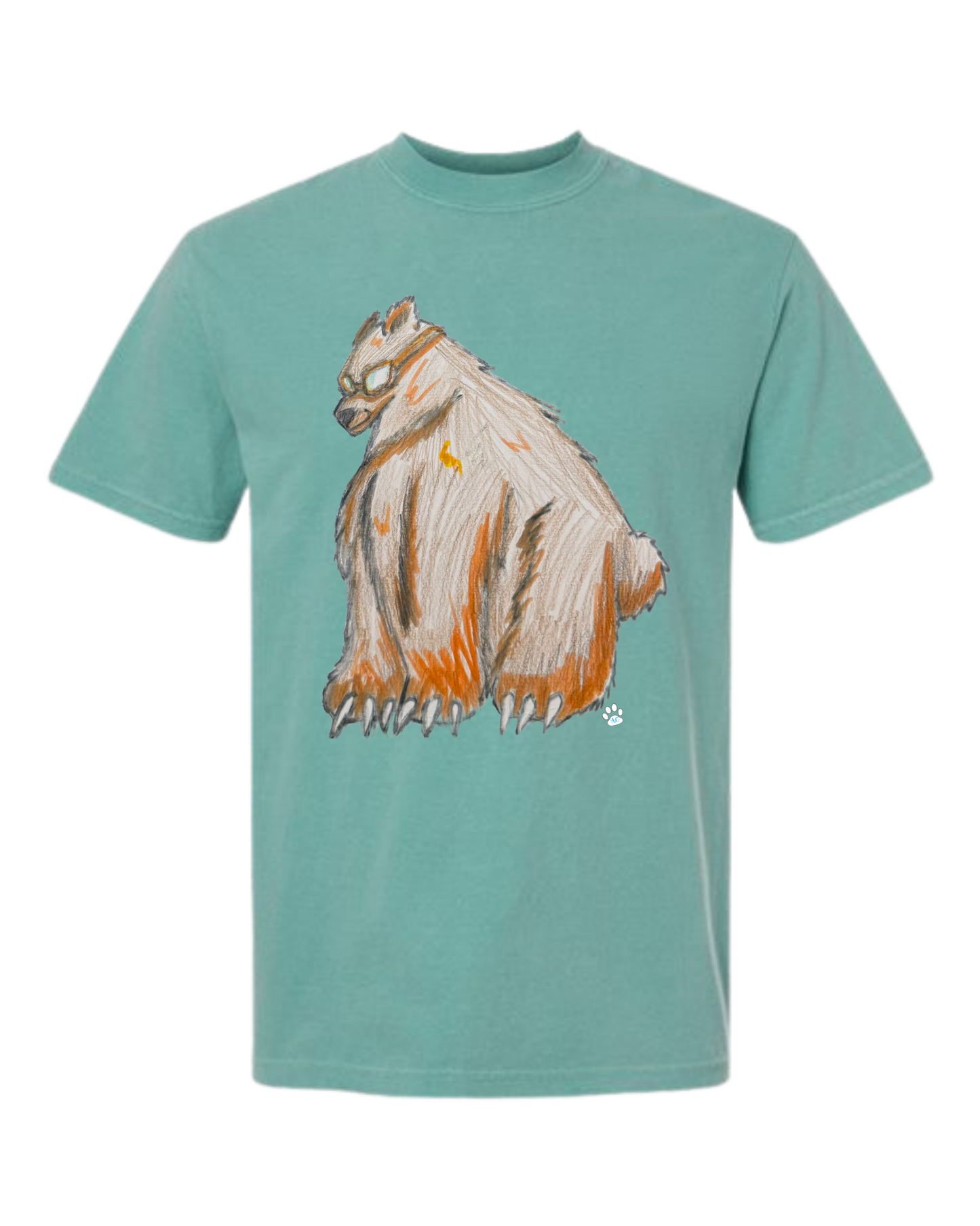 Muscle Bear - Comfort Colors - Heavyweight Unisex Tee - Greens