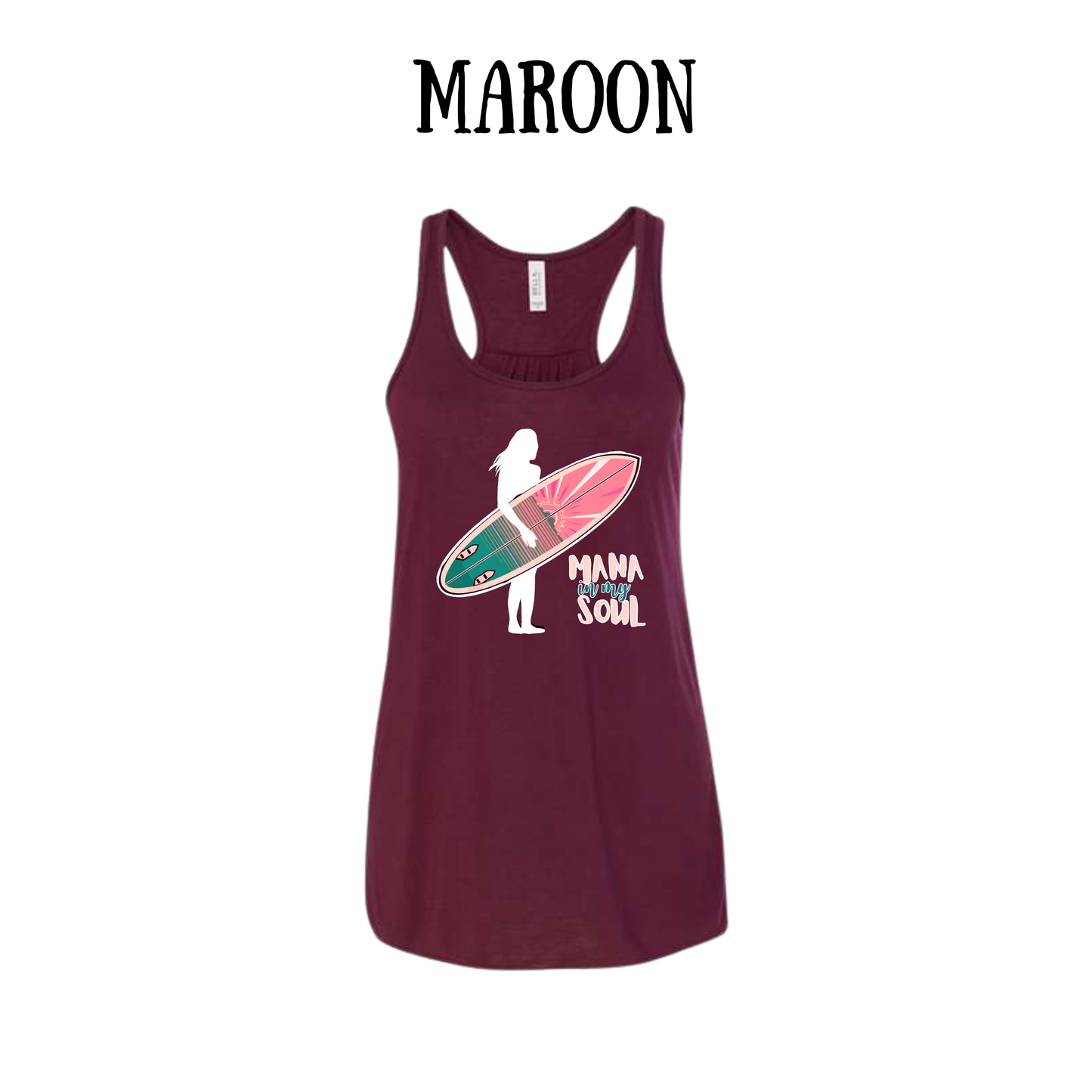 VP - Mana in My Soul - Women's Flowy Racerback Tank