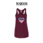 PP - One Nation One Heart - Women's Flowy Racerback Tank