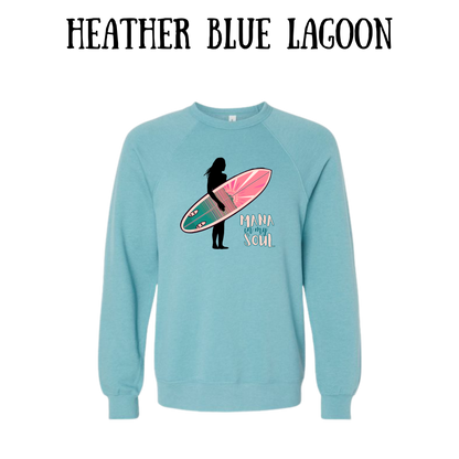 VP - Mana in My Soul - Sponge Fleece Raglan Sweatshirt - Blues, Purples