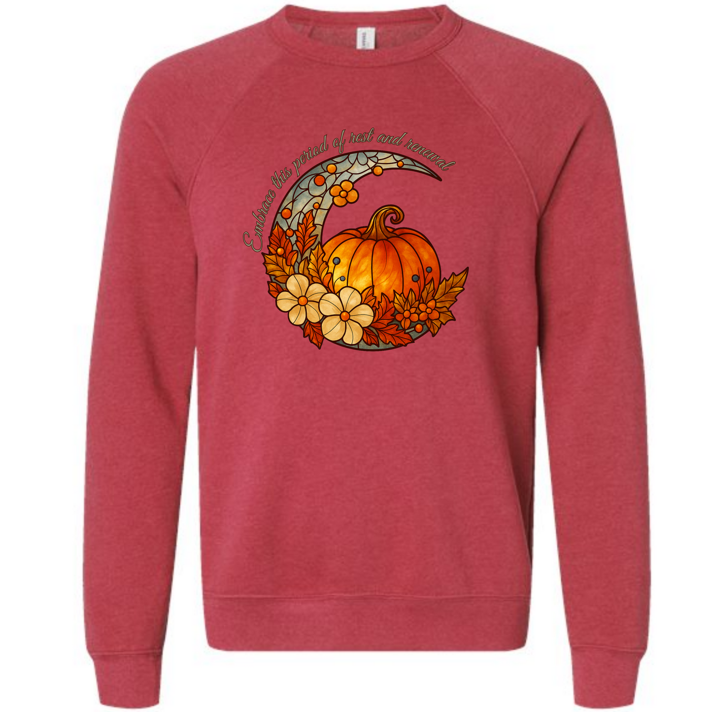 Rest and Renewal - Sponge Fleece Raglan Sweatshirt - Assorted Colors