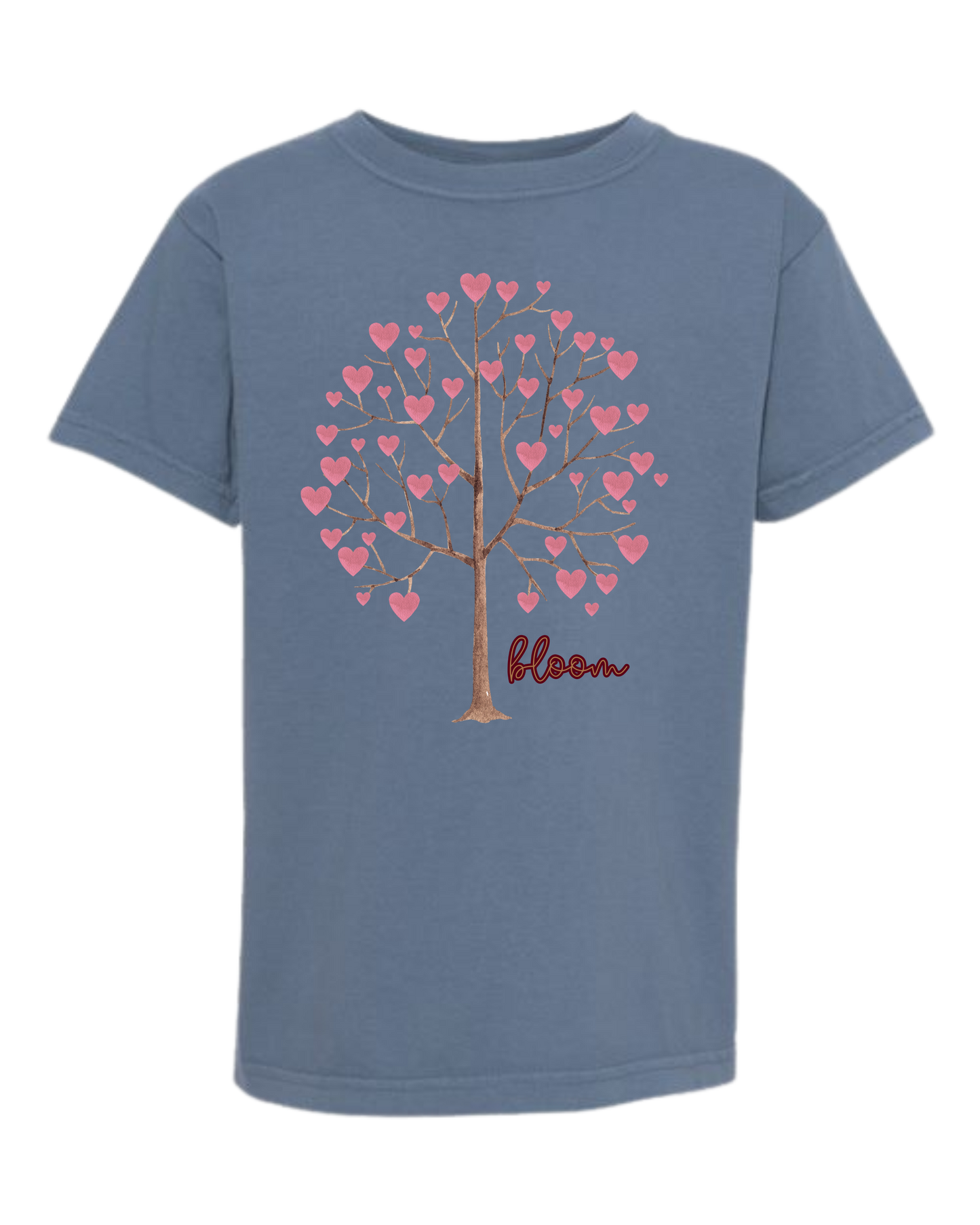 Bloom - Comfort Colors - Heavyweight Youth Tee - Neutral Colors & Blues