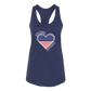 One Nation One Heart - Bella+Canvas - Women's Jersey Racerback Tank