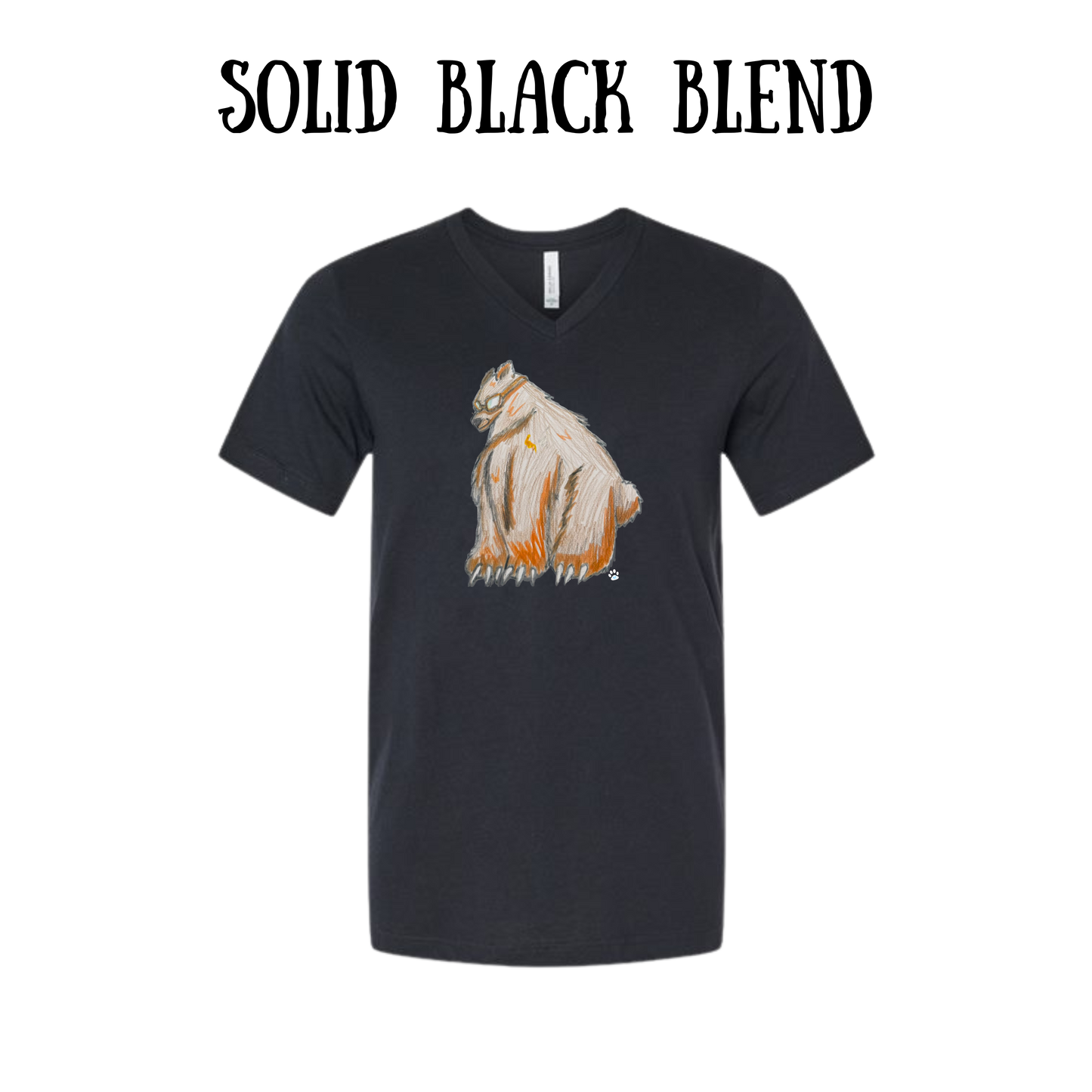 AC - Muscle Bear - Unisex V-Neck - Neutral Colors