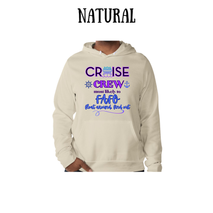 VP - Cruise Crew FAFO - Sponge Fleece Hoodie - Greens, Neutrals