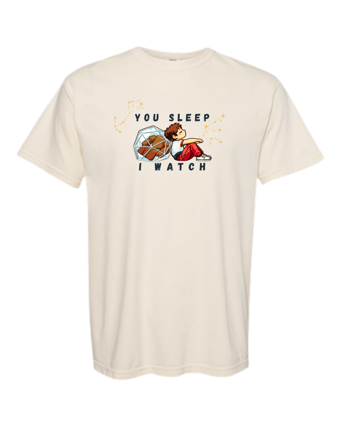 You Sleep I Watch - Comfort Colors - Heavyweight Unisex Tee - Neutrals
