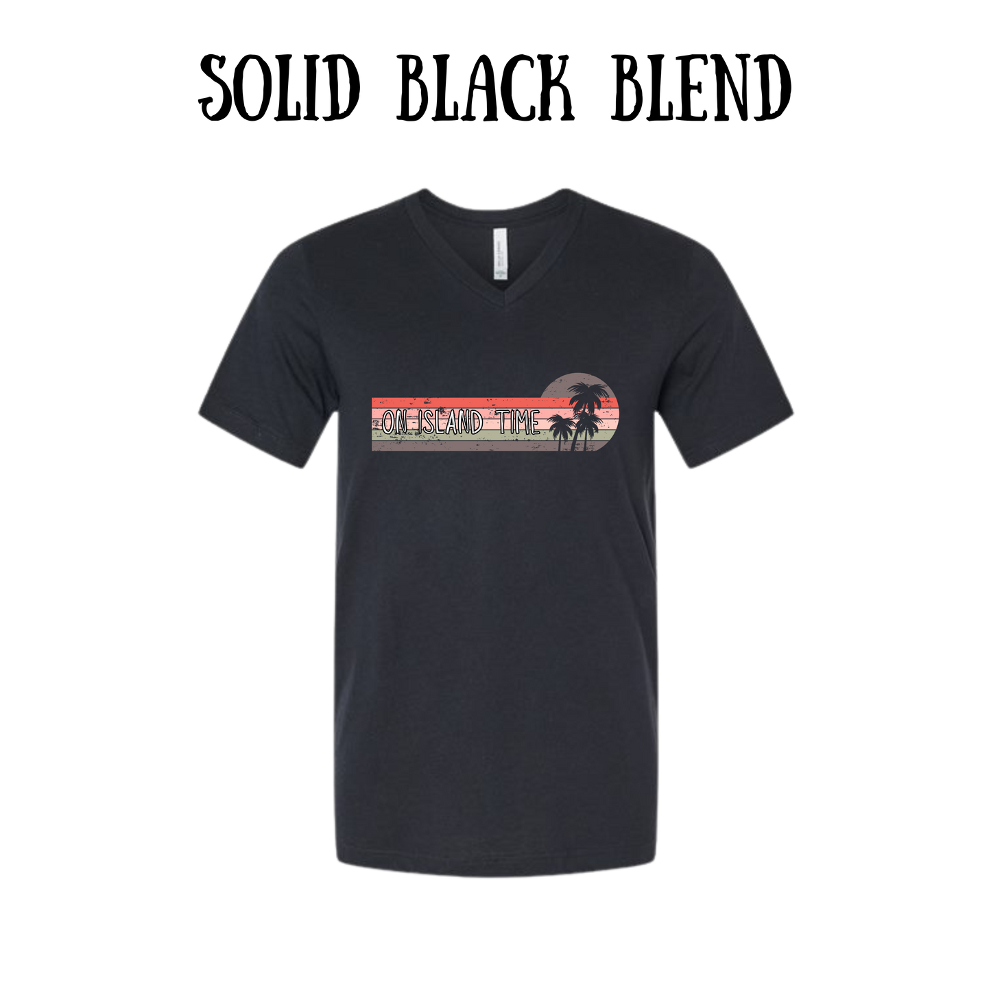 VP - On Island Time - Unisex V-Neck - Neutral Colors