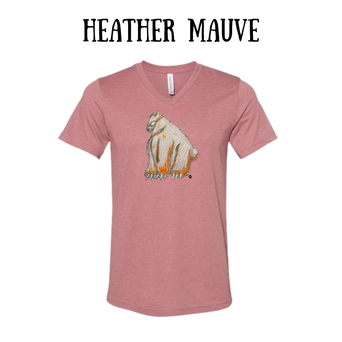 AC - Muscle Bear - Unisex V-Neck - Assorted Colors