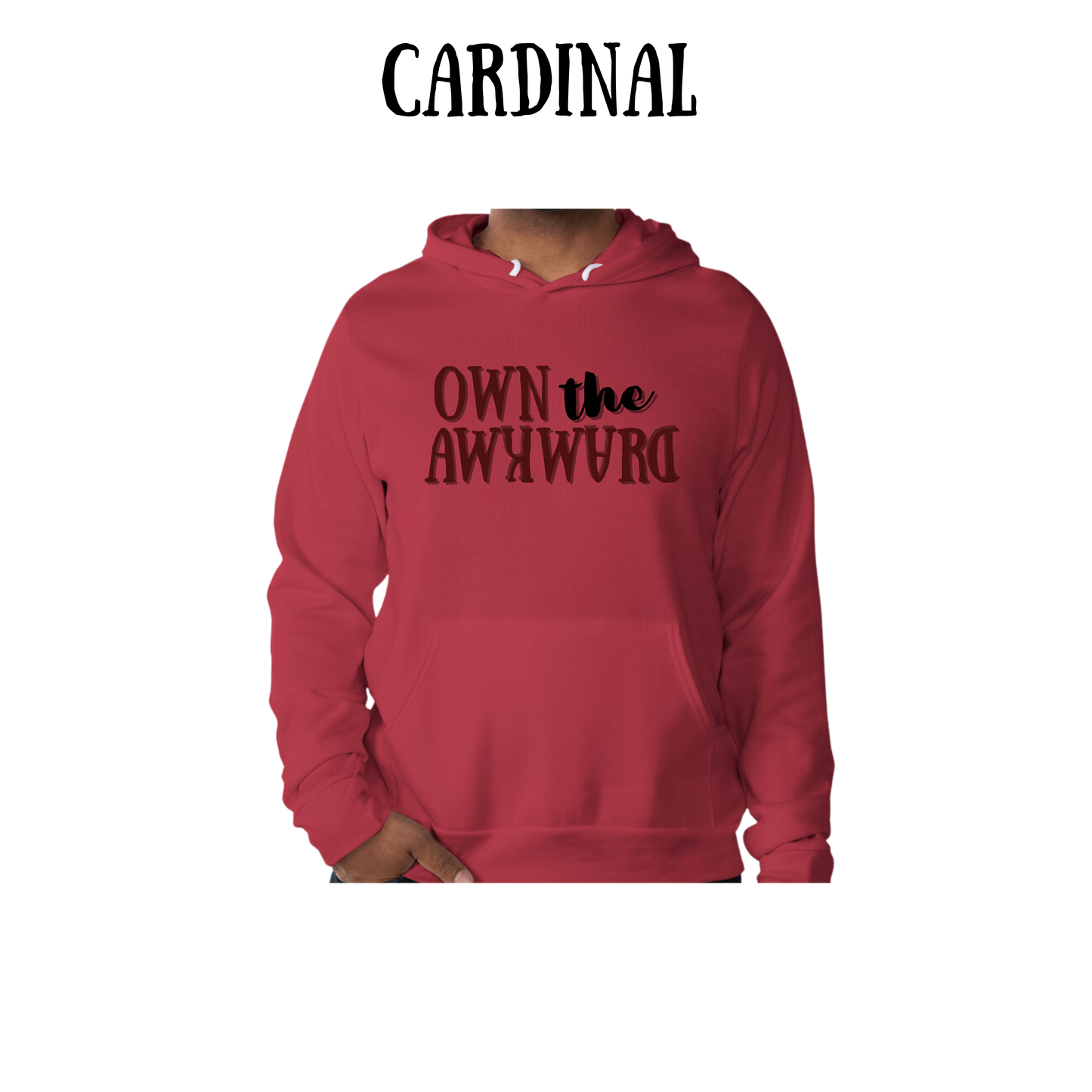 own the awkward - sponge fleece hoodie - assorted colors