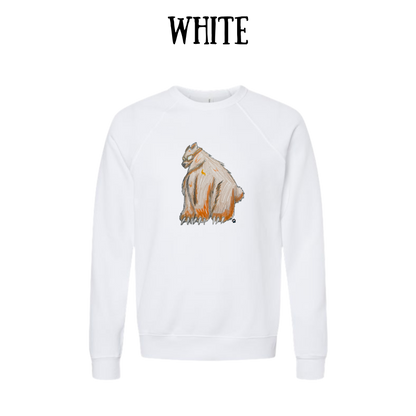 AC - Muscle Bear - Sponge Fleece Raglan Sweatshirt - Greens, Neutrals