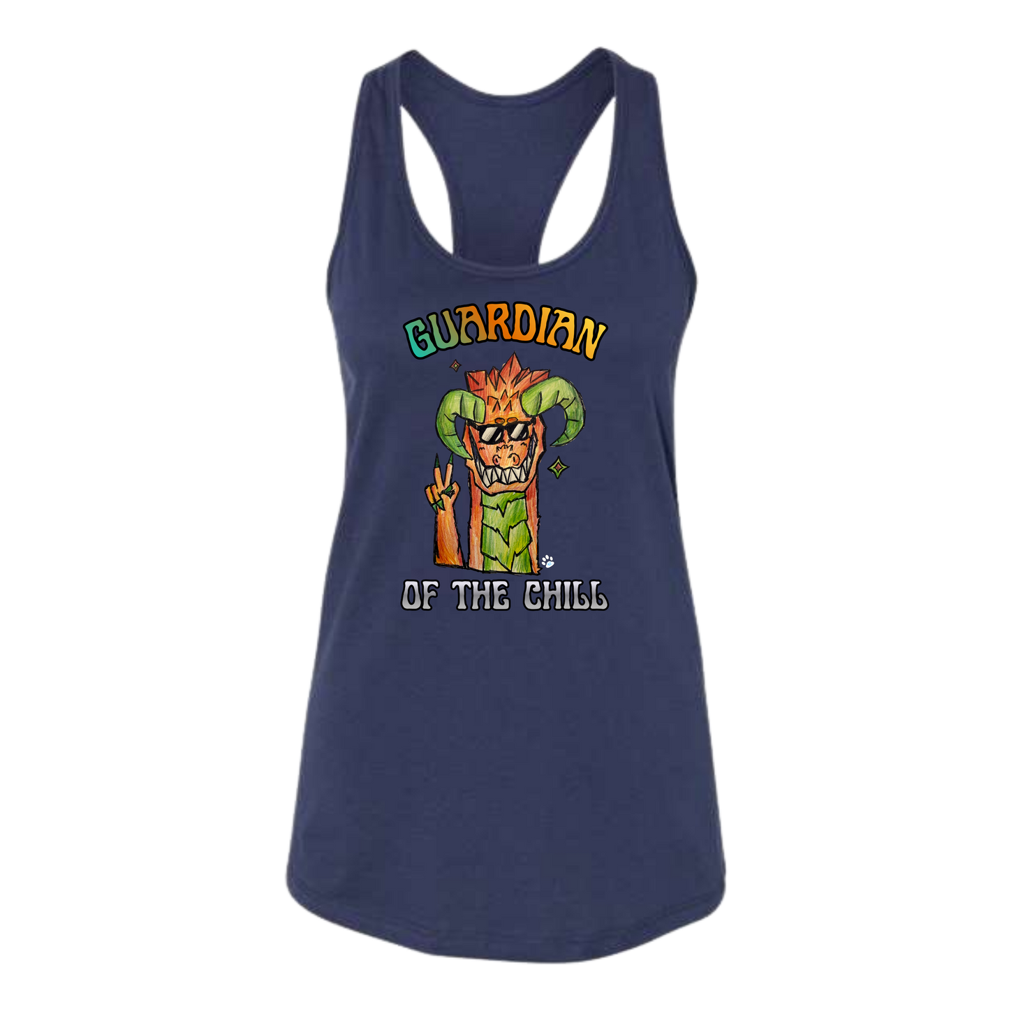 Guardian of The Chill - Bella+Canvas - Women's Jersey Racerback Tank