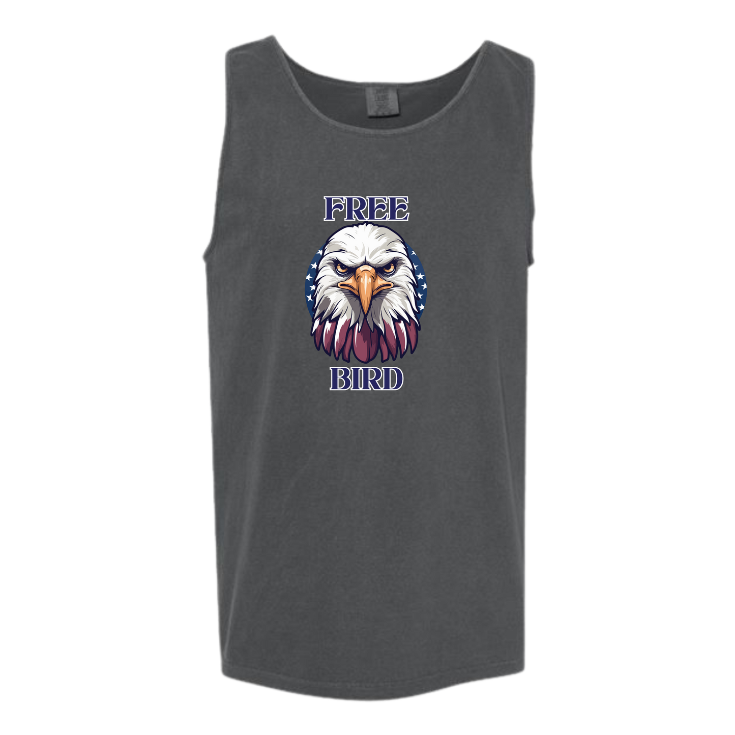 Free Bird - Comfort Colors - Unisex Tank - Neutral Colors & Blues