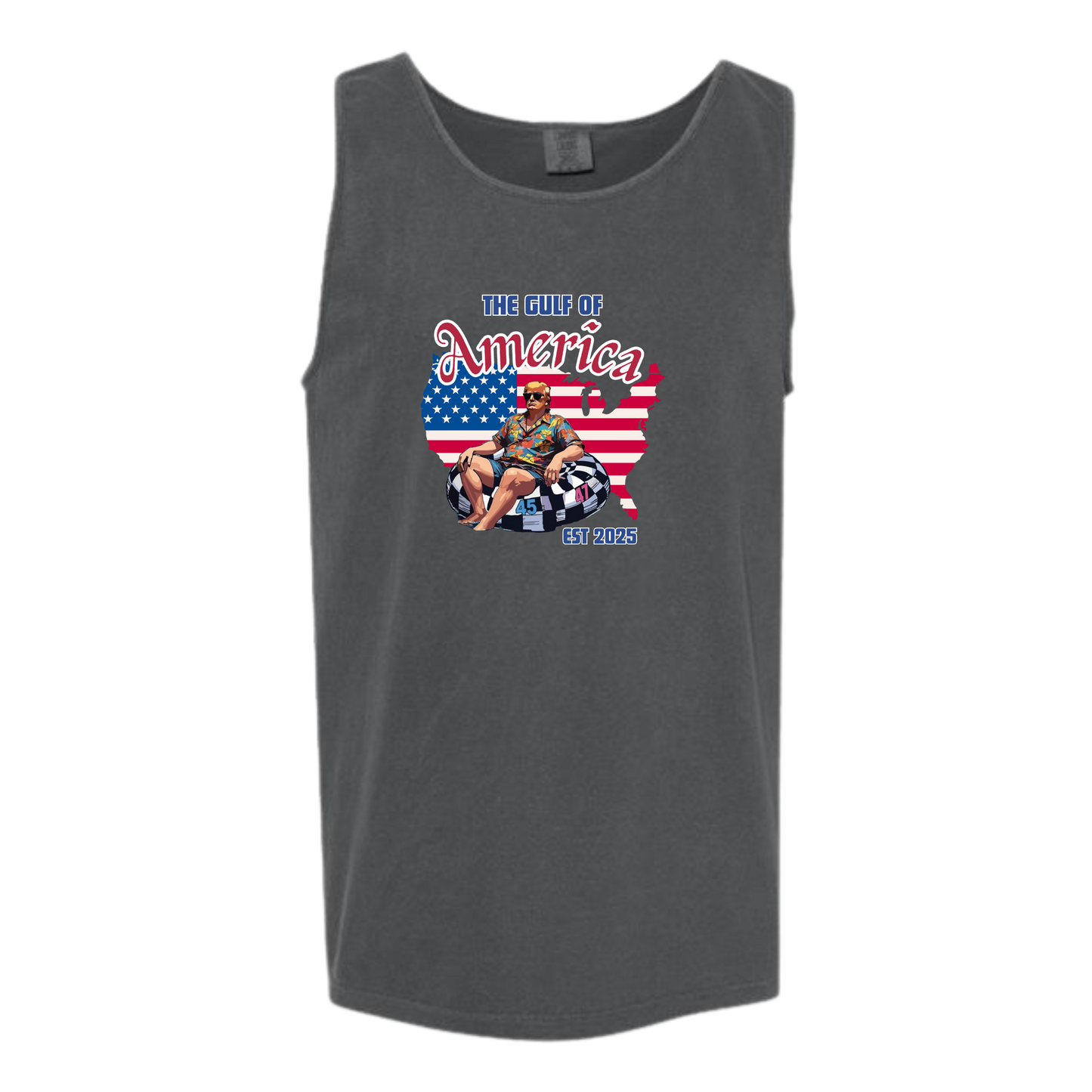The Gulf of America - Comfort Colors - Unisex Tank - Neutral Colors & Blues