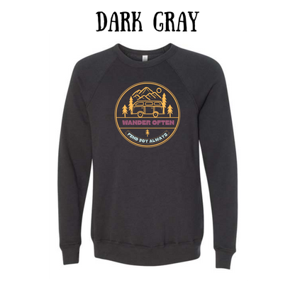 CP - Wander Often - Sponge Fleece Raglan Sweatshirt - Greens, Neutrals