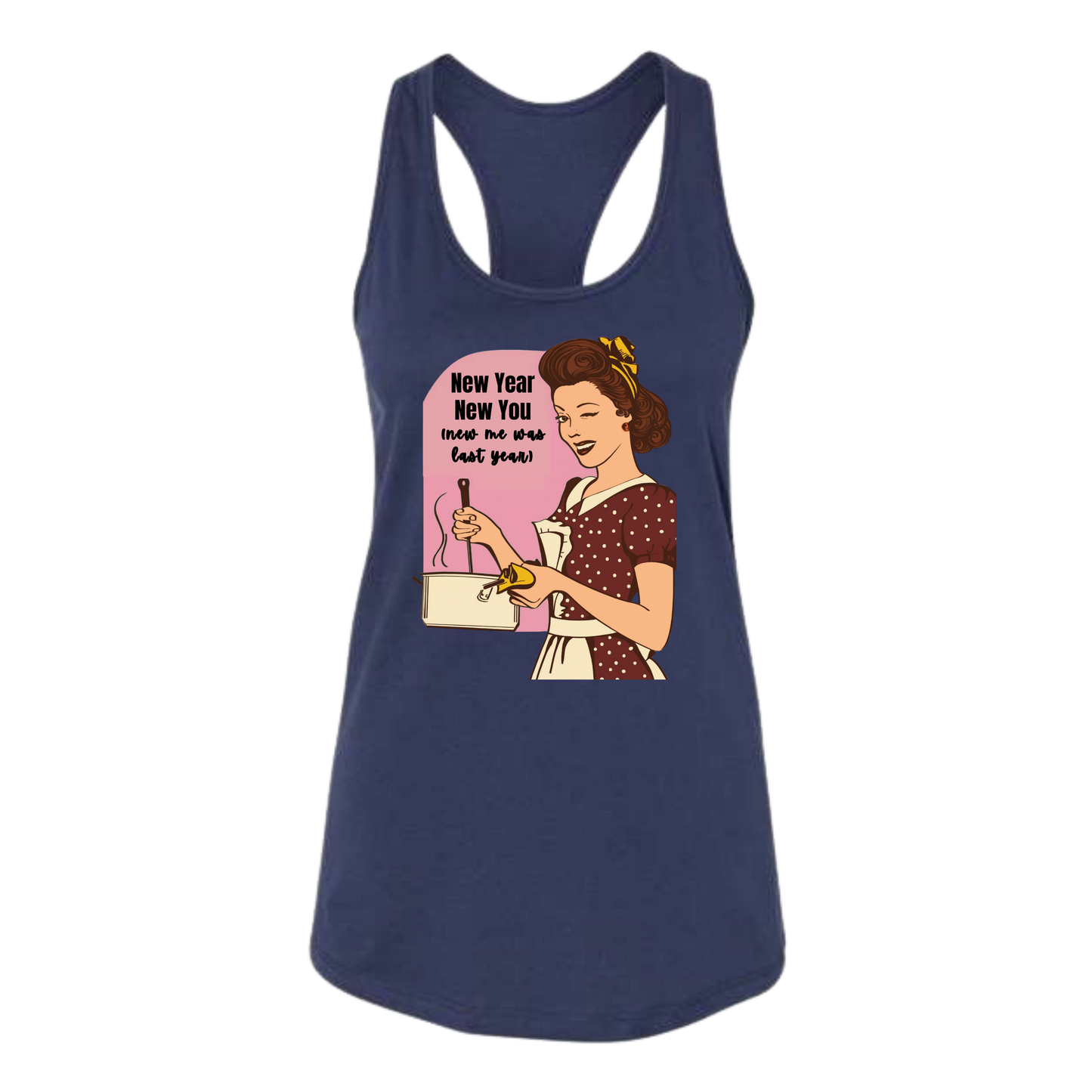 New Year New You - Bella+Canvas - Women's Jersey Racerback Tank