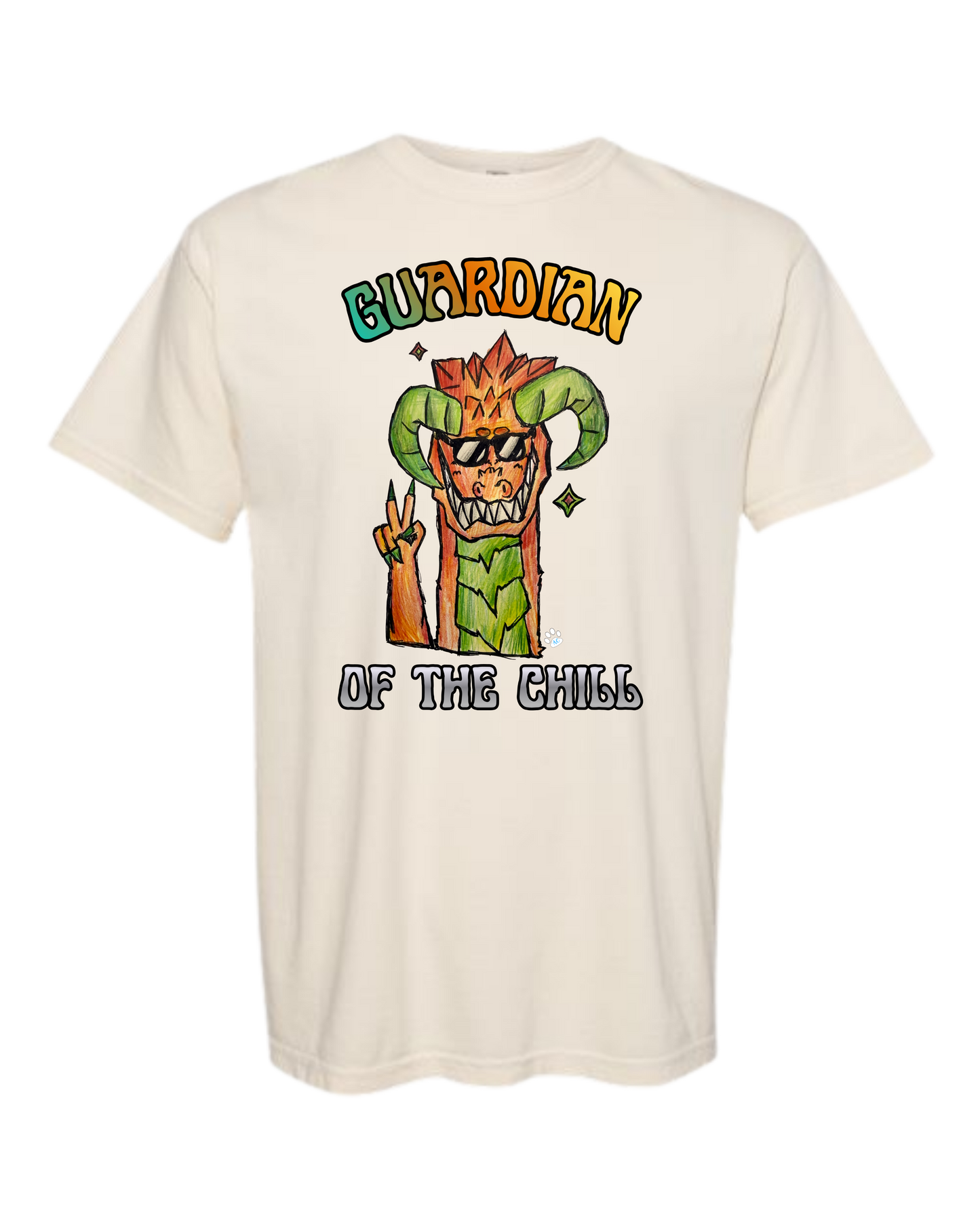 Guardian of The Chill - Comfort Colors - Heavyweight Unisex Tee - Neutral Colors