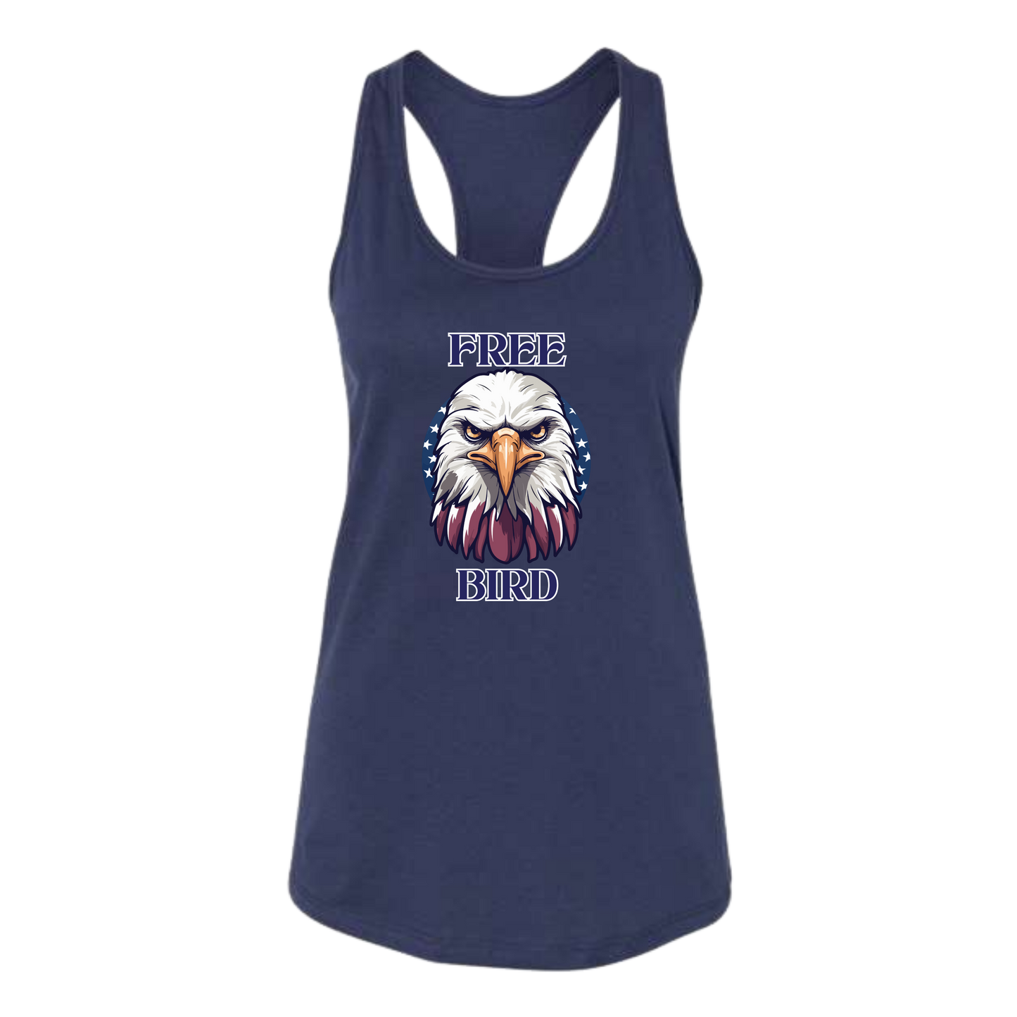 Free Bird - Bella+Canvas - Women's Jersey Racerback Tank