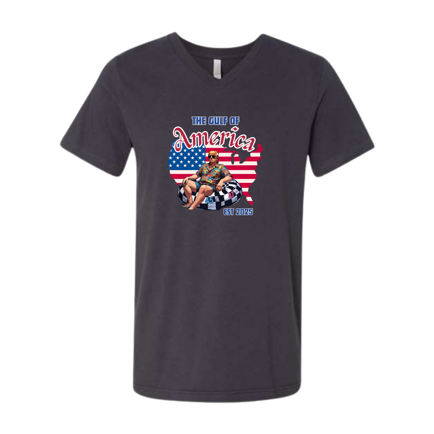 The Gulf of America - Bella+Canvas - Unisex V-Neck - Neutral Colors