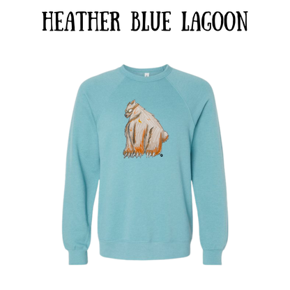 AC - Muscle Bear - Sponge Fleece Raglan Sweatshirt - Blues, Purples