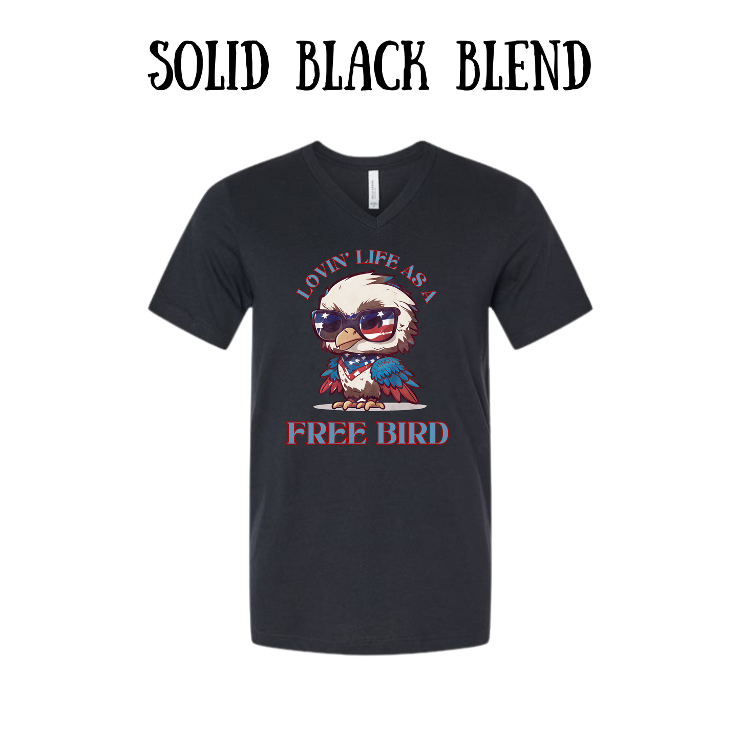 PP - Loving Life As A Free Bird - Unisex V-Neck - Neutral Colors