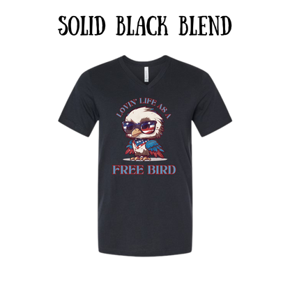 PP - Loving Life As A Free Bird - Unisex V-Neck - Neutral Colors