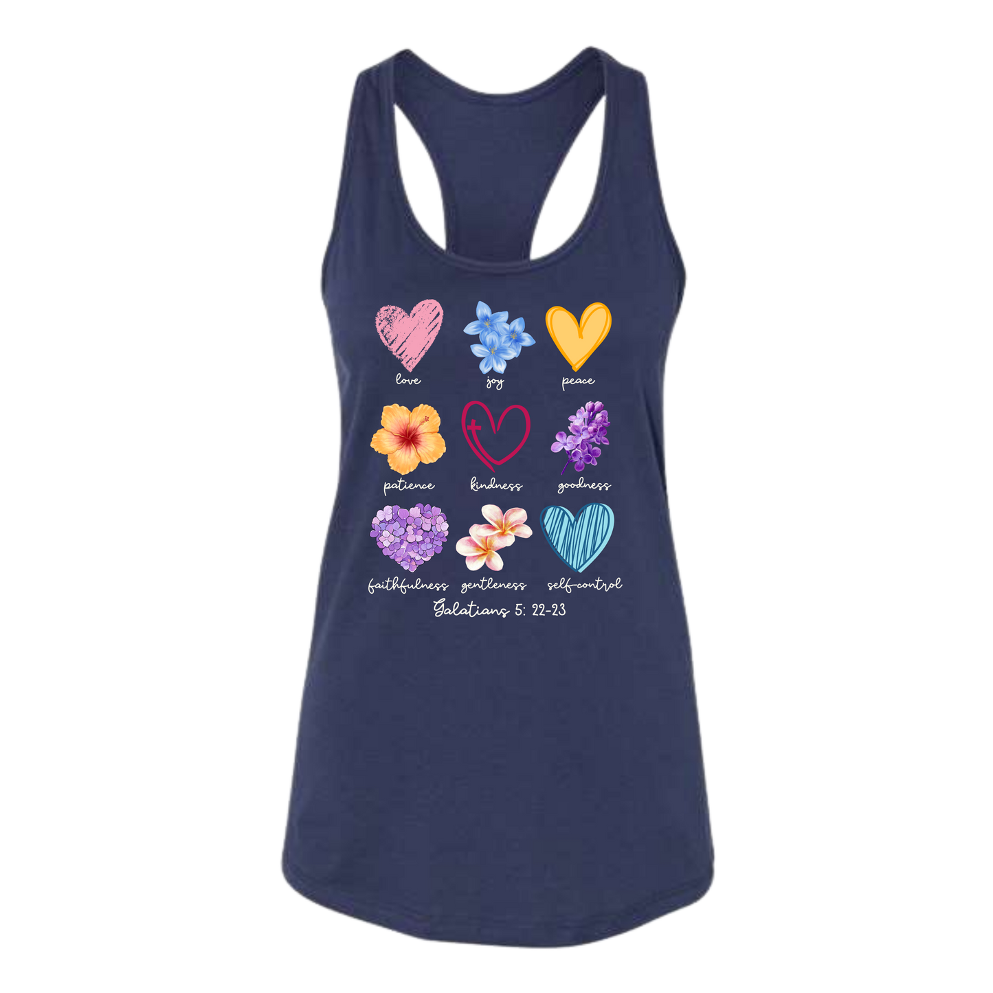 Galatians 5 - Spring - Bella+Canvas - Women's Jersey Racerback Tank