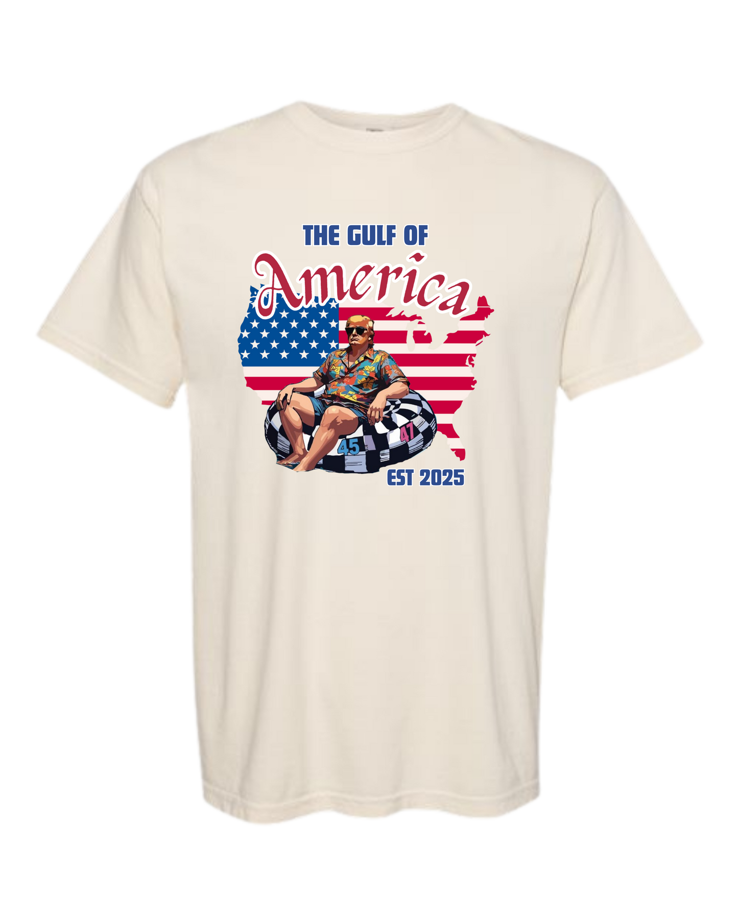 The Gulf of America - Comfort Colors - Heavyweight Unisex Tee - Neutral Colors