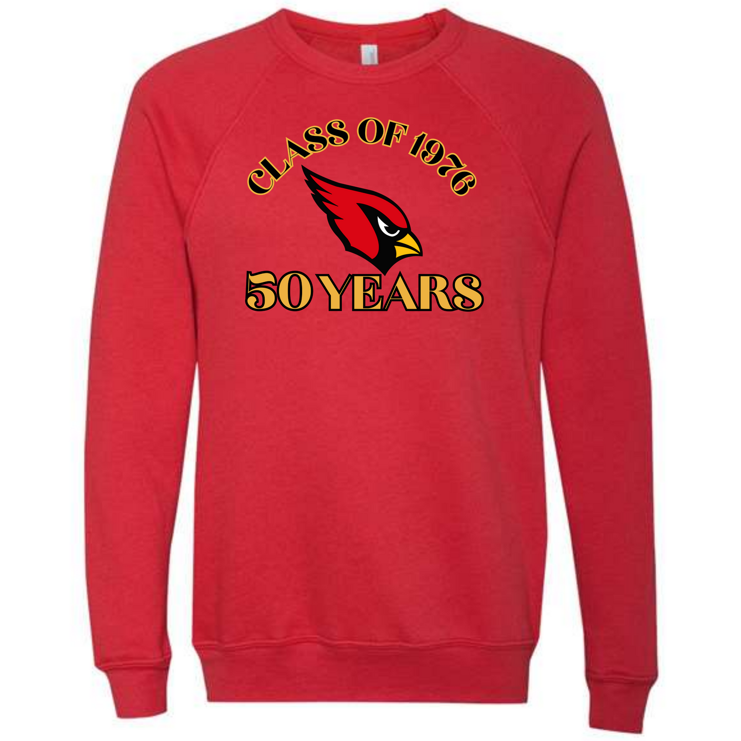 CUHS 50 years - Sponge Fleece Raglan Sweatshirt - Assorted Colors