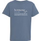 Hormone - Comfort Colors - Heavyweight Youth Tee - Neutral Colors & Blues