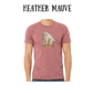 AC - Muscle Bear - Unisex Tee - Pinks, Purples, Neutrals