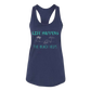Life Happens The Beach Helps - Bella+Canvas - Women's Jersey Racerback Tank
