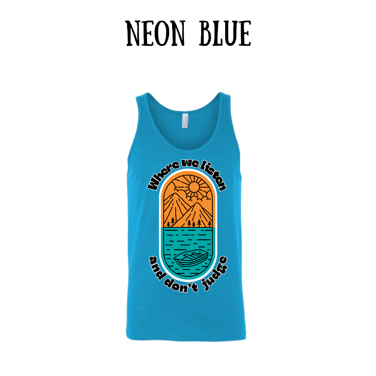 CP - Where We Listen and Don't Judge - Unisex Tank