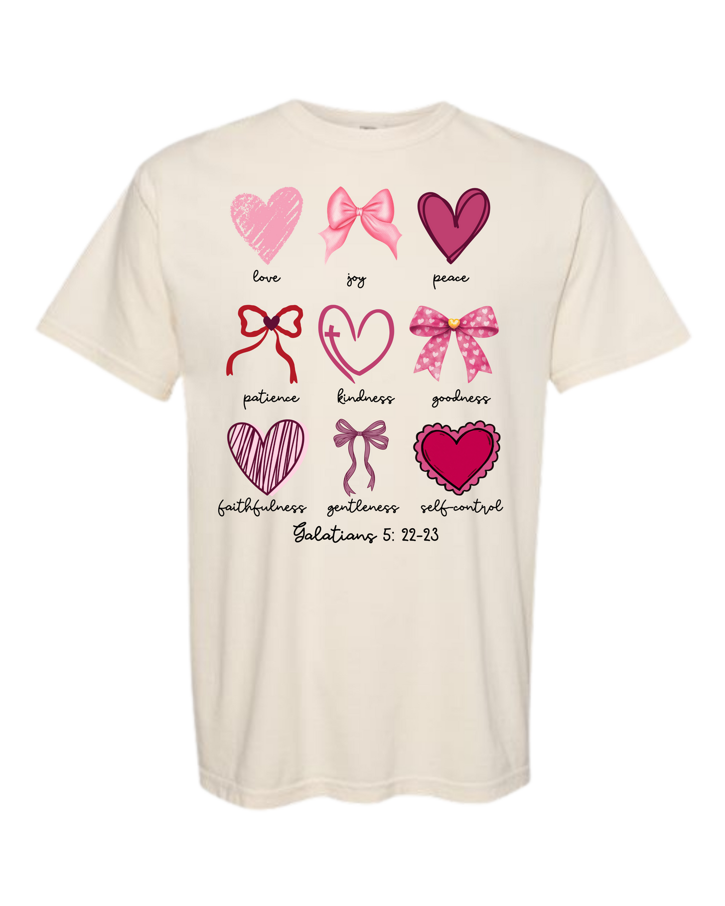 Galatians 5 - Valentines - Comfort Colors - Heavyweight Unisex Tee - Neutral Colors