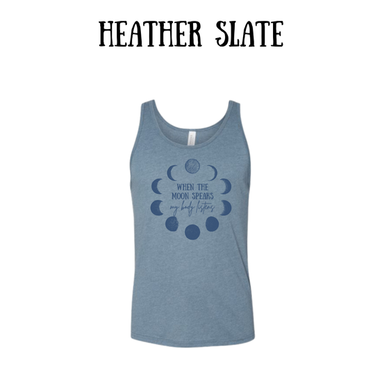 when the moon speaks - unisex tank