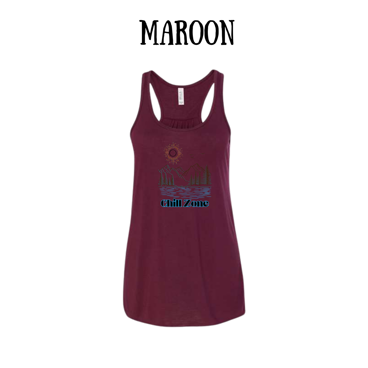 CP - Chill Zone - Women's Flowy Racerback Tank