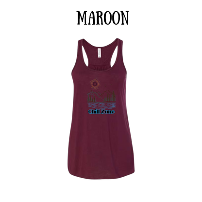 CP - Chill Zone - Women's Flowy Racerback Tank