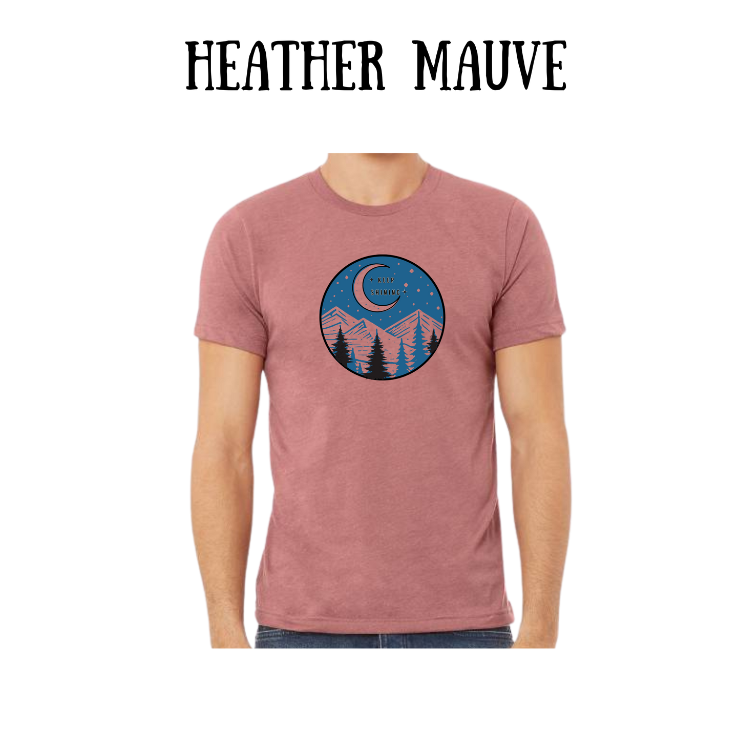 OP - Keep Shining - Unisex Tee - Pinks, Purples, Neutrals