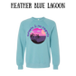 VP - Sunsets & No Regrets - Sponge Fleece Raglan Sweatshirt - Blues, Purples