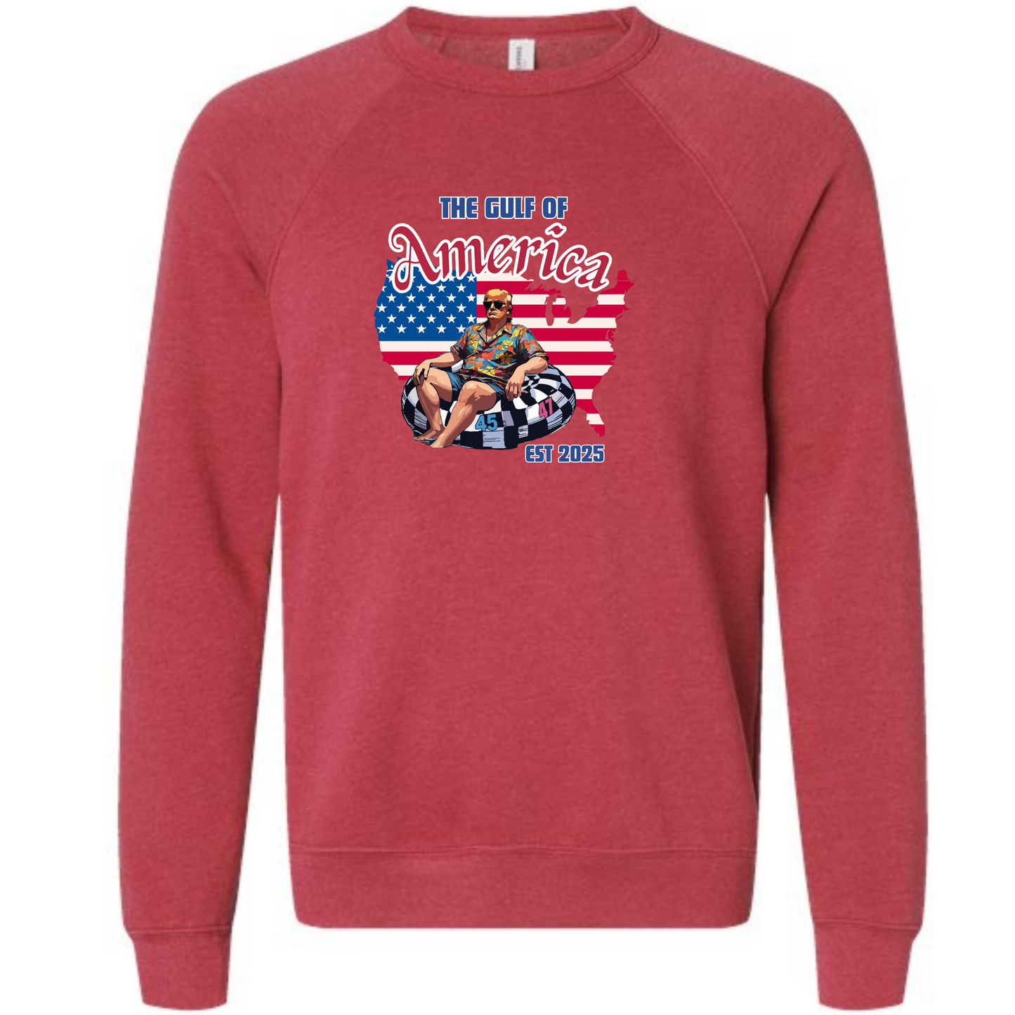 The Gulf of America - Sponge Fleece Raglan Sweatshirt - Assorted Colors