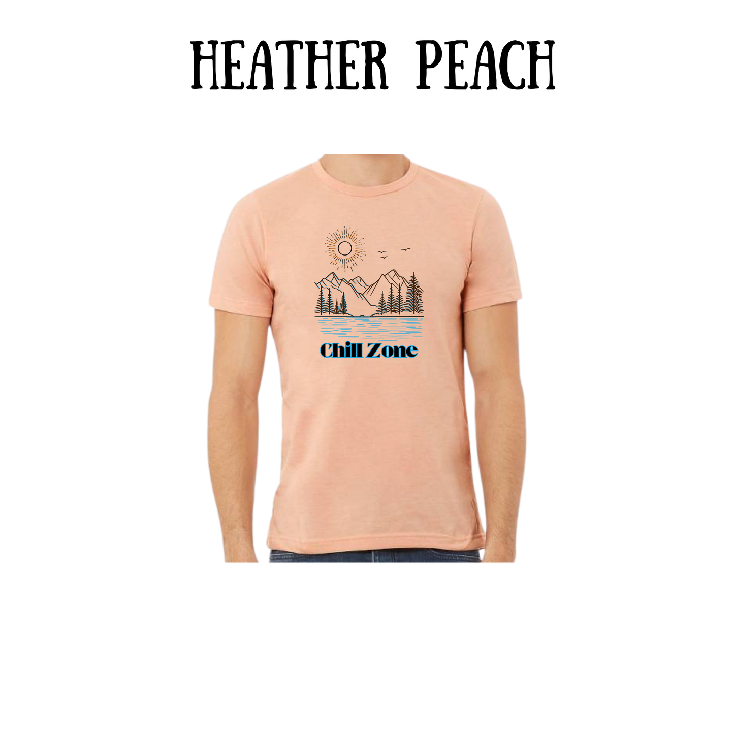 CP - Chill Zone - Unisex Tee - Yellows, Oranges, Reds