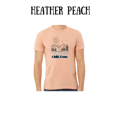 CP - Chill Zone - Unisex Tee - Yellows, Oranges, Reds