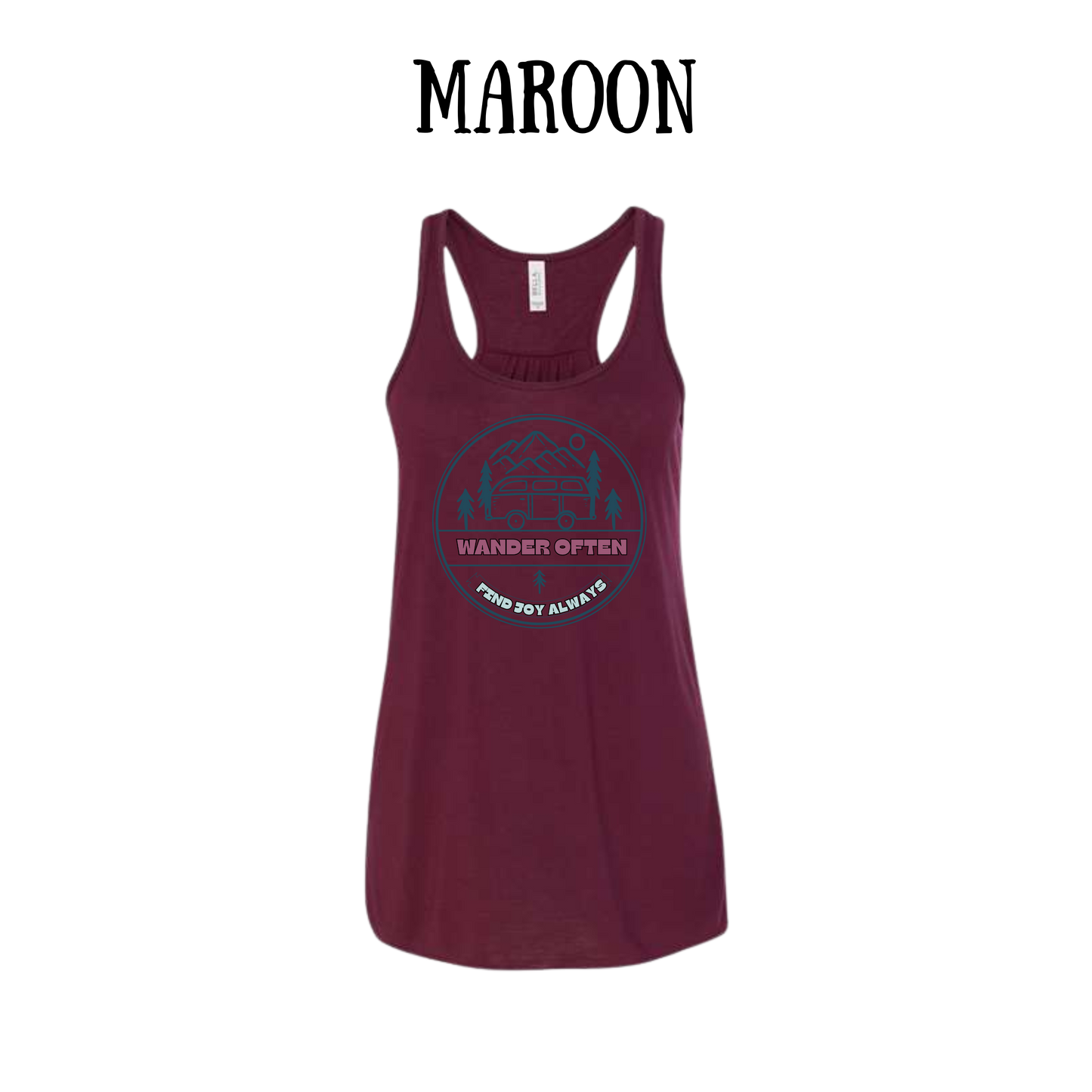 CP - Wander Often - Women's Flowy Racerback Tank